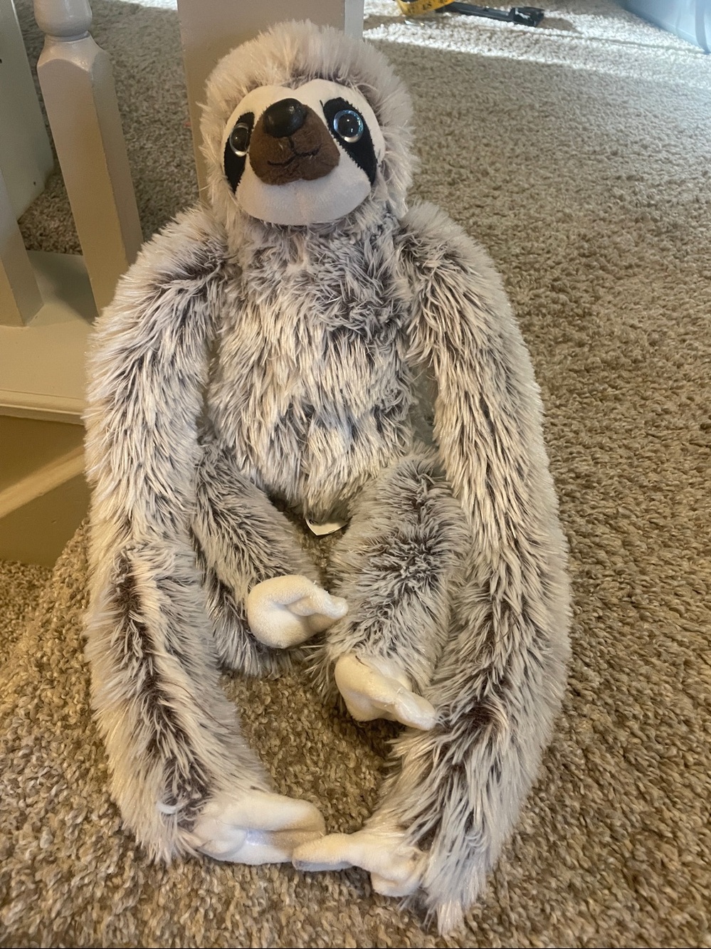 Kellytoy plush sloth toy, 17"